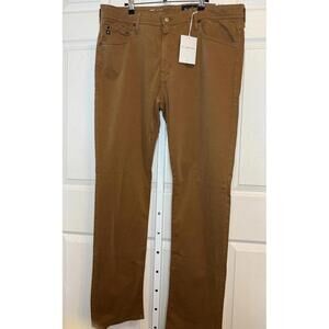 AG Adriano Goldschmied Men’s  38x34 Brown Italian Stretch NWT List $198
